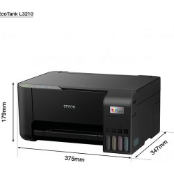 EPSON TANKLI ECOTANK L3210 Mono Yazıcı A4 Fotokopi Tarayıcı 20 ppm S/B USB 2.0