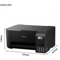 EPSON TANKLI ECOTANK L3210 Mono Yazıcı A4 Fotokopi Tarayıcı 20 ppm S/B USB 2.0