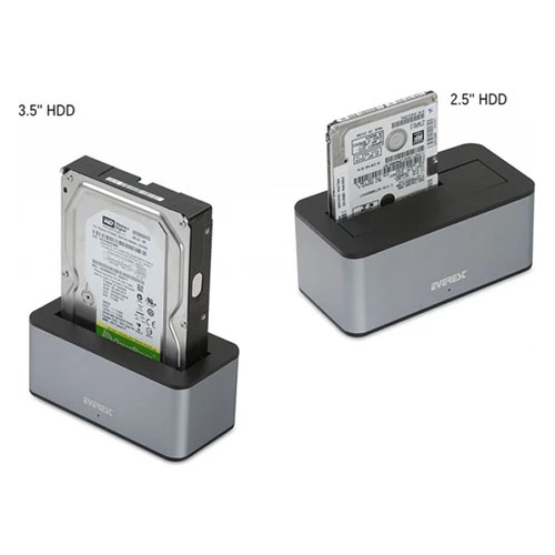 EVEREST 2.5 - 3.5 HD3-530 HARDDISK KUTUSU USB3.0 6GBPS-UASP 4TB