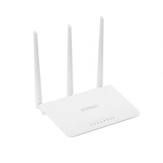 EVEREST EWR-F303 1Wan + 3Lan 2.4GHz 300Mbps Repeater Access Point / Router 3xAnten