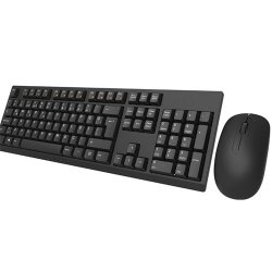 EVEREST KM-2510 Q Kablosuz Siyah Multimedya Klavye/Mouse Set