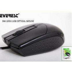 Everest SM-103U Usb Optic Siyah Mouse