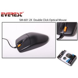 Everest SM-601 Usb Optic Siyah Mouse