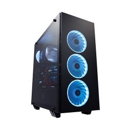 FSP CMT510 PSU Yok Mid Tower Gaming Kasa 3X120CM RGB LED Fanlı