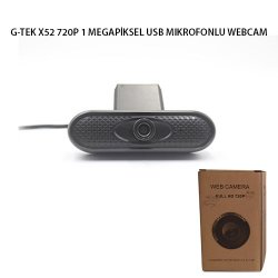 G-TEK X52 720P 1 MEGAPİKSEL USB MIKROFONLU WEBCAM