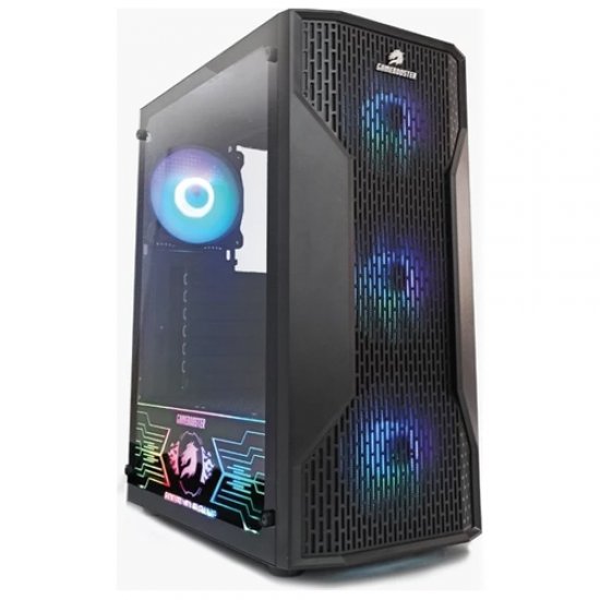 GAMEBOOSTER GB-G3309B 550W 80+ . Siyah USB 3.0, Mesh, RGB Fan Atx Kasa