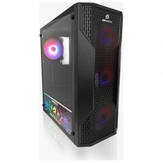 GAMEBOOSTER GB-G3309B 550W 80+ . Siyah USB 3.0, Mesh, RGB Fan Atx Kasa