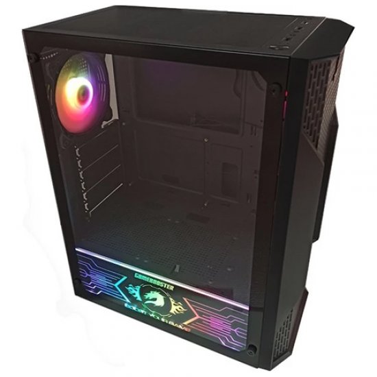 GAMEBOOSTER GB-G3309B 550W 80+ . Siyah USB 3.0, Mesh, RGB Fan Atx Kasa GAMEBOOSTER GB-G3309B 550W 80+ . Siyah USB 3.0, Mesh, RGB Fan Atx Kasa