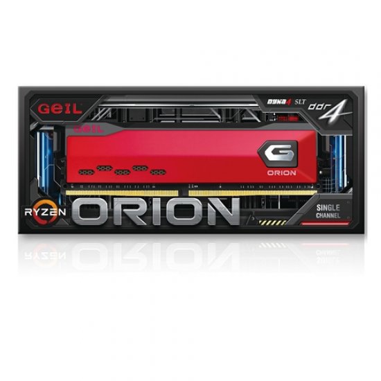GEIL Orion Red 8GB 3000Mhz DDR4 Soğutuculu CL16 Gaming PC Ram GAOR48GB3000C16ASC (1.35V)