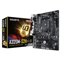 GIGABYTE AMD GA-A320M-S2H DDR4 HDMI DVI M.2 AM4