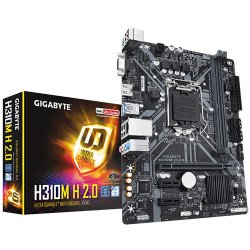 GIGABYTE INTEL H310M H 2.0 H310 DDR4 2666 VGA GLAN 1151p-8