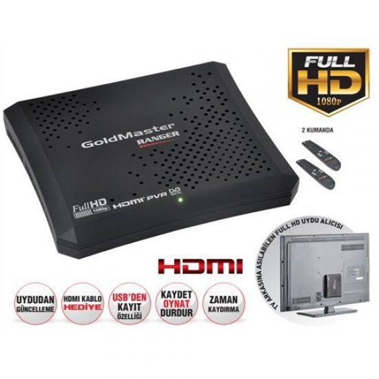 GOLDMASTER HD P.Ranger Plus Uydu Alıcısı