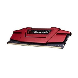 GSKILL RipjawsV Kırmızı 8GB (1x8GB) 3000Mhz DDR4 CL16 Pc Ram F4-3000C16S-8GVRB