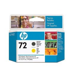 HP C9384A (72) 72 Matte Black/ Yellow Mat Siyah/ Sarı Baskı Kafası C9384A