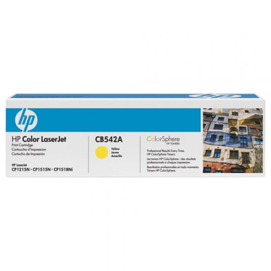 Hp CB542A Toner 1.400 Sayfa Sarı LaserJet Cp1215,Cp1515n, Cm1312,Cm1312nfi