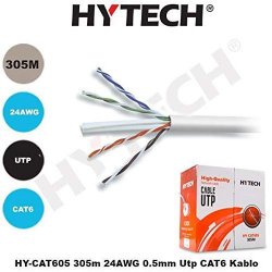 Hytech HY-CAT605 Cat6 Utp ( 305 Metre ) 24 Awg Network Kablosu