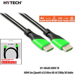 Hytech HY-HD4K5 Hdmi to Hdmi ( 5 Metre ) v2.0 Ultra HD 4K 2160p 3D Görüntü Kablosu
