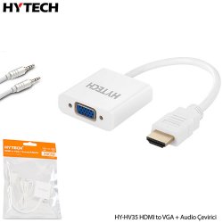 HYTECH HY-HV35 HDMI to VGA Audio Çevirici