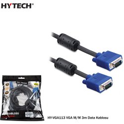 Hytech HY-VGA113 E/E ( 3 Metre ) VGA Görüntü Kablosu