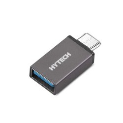 HYTECH HY-XO10 Gümüş Metal Gövde USB F to Type C M OTG Çevirici