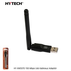 Hytech HY-XW5370 150Mbps USB Kablosuz Adaptör Antenli