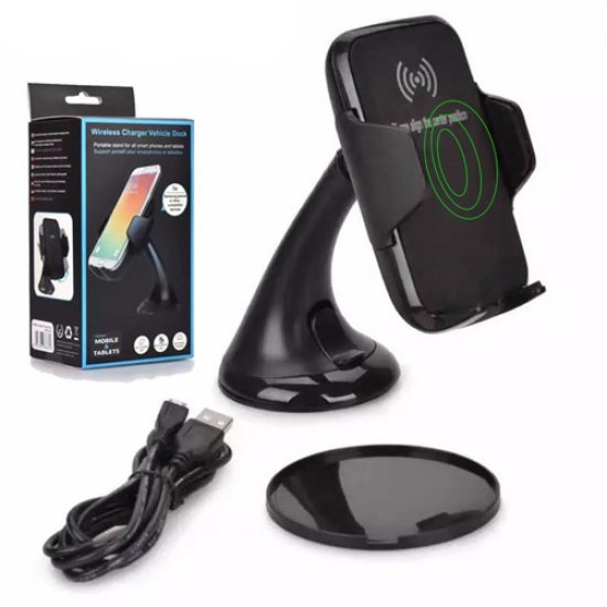 IMPETUS Wireless Mobile Phone Holder Fast Charge JPD-Q70T Araç Tutacağı Samsung - Apple uyumlu Hızlı Şarj 5A/2A 9V/1.67A