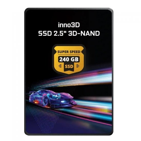 INNO3D SUPER SPEED 2.5 240GB SATA3 520-460MB/s 3D NAND SSD DISK (52808-240GB-INNO)