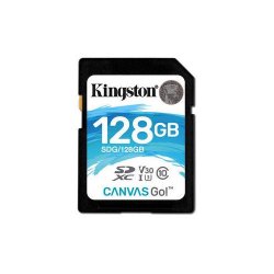 KINGSTON 128GB SDXC Canvas Go 90R/45W CL10 U3 V30 SDG/128GB