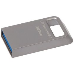 KINGSTON 32GB DTMicro Metal USB 3.1 Flash Disk DTMC3/32GB