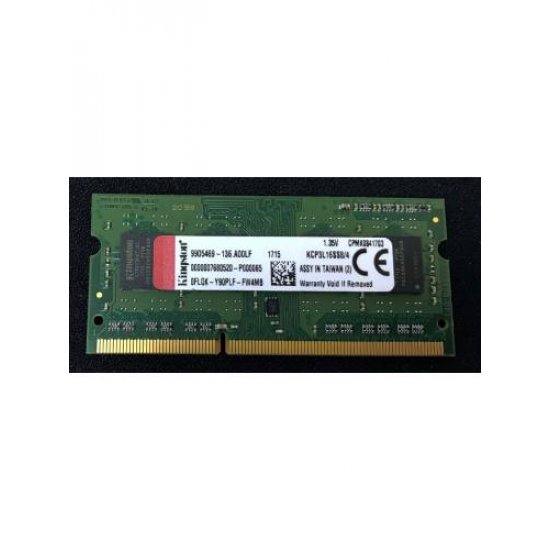KINGSTON 4GB DDR3 1600Mhz CL11 Notebook Ram KCP3L16SS8/4