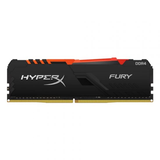 KINGSTON Hyperx Fury RGB 8GB 3200Mhz DDR4 Soğutuculu CL16 Pc Ram HX432C16FB3A/8 (1.2V)