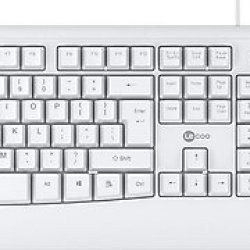 LENOVO LECOO Q Usb Kablolu Beyaz Klavye/Mouse Set CM105