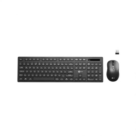 LENOVO LECOO Türkçe Q Kablosuz Siyah Klavye/Mouse Set KW201