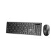 LENOVO LECOO Türkçe Q Kablosuz Siyah Klavye/Mouse Set KW201