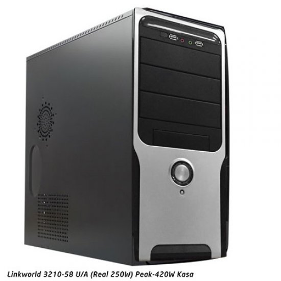 Linkworld 3210-58 U/A Real 250w-Peak 420w Siyah Atx Kasa Linkworld 3210-58 U/A Real 250w-Peak 420w Siyah Atx Kasa