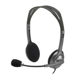 Logitech 981-000593 H111 Stereo Mikrofonlu Headset Gri