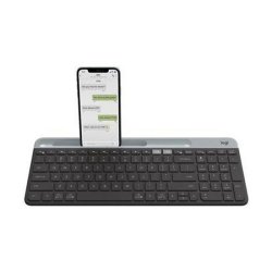 Logitech K580 920-010624 Q Kablosuz Bluetooth Slim Standart Gri Klavye