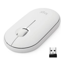 Logitech M350 910-005716 Kablosuz/Bluetooth Optic PEBBLE WHITE Mouse