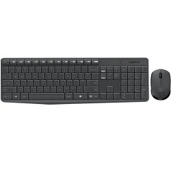 Logitech MK235 Q Kablosuz Usb Siyah Multimedya Klavye/Mouse Set 920-007925