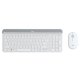 Logitech MK470 Q Kablosuz Usb Beyaz Klavye/Mouse Set 920-009436