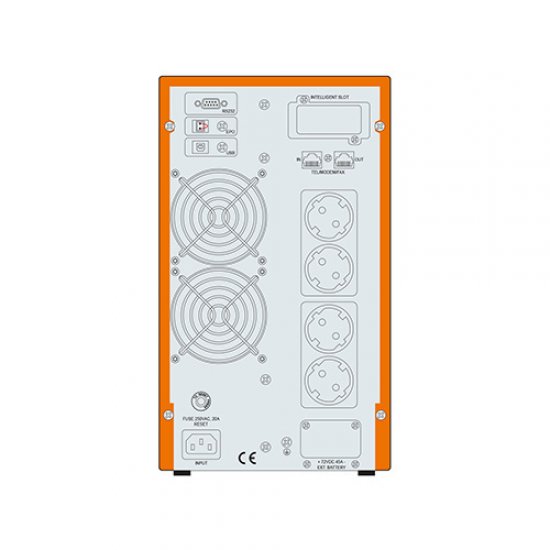 MAKELSAN POWERPACK SE 2 KVA On Line (5 - 15 Dk.) LCD 4x12V 9AH PF=0,9