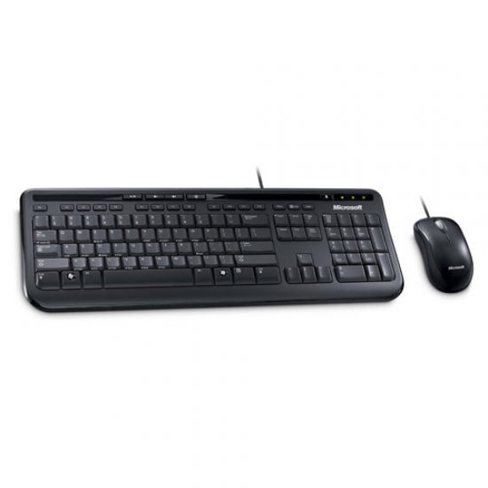 Microsoft Wired Desktop 600 Q Usb Siyah Multimedya Klavye/Mouse Set APB-00010 Microsoft Wired Desktop 600 Q Usb Siyah Multimedya Klavye/Mouse Set APB-00010