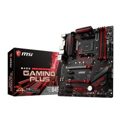 MSI AMD B450 GAMING PLUS B450 DDR4 3466(OC) DVI HDMI GLAN AM4 M.2 USB3.1 mATX