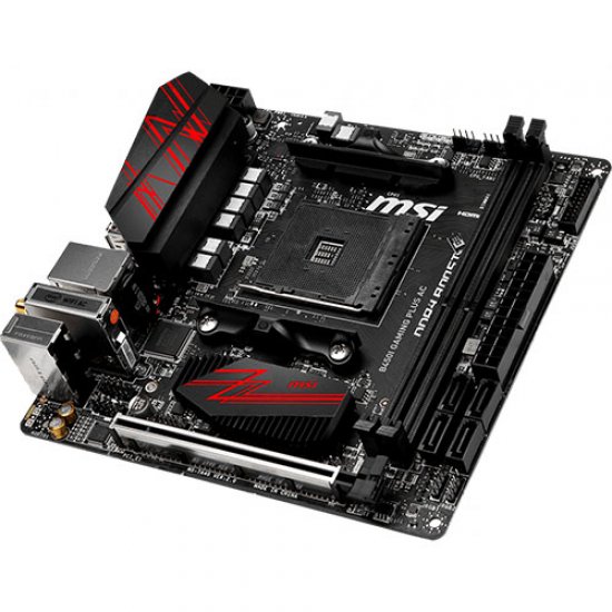 MSI AMD B450I GAMING PLUS AC B450 DDR4 3466(OC) HDMI DP GLAN AM4 USB3.WIFI mini ITX