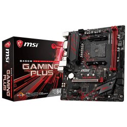 MSI AMD B450M GAMING PLUS B450 DDR4 3466(OC) DVI HDMI GLAN AM4 M.2 USB3.1 mATX