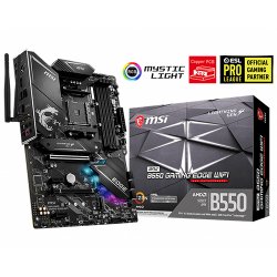 MSI AMD MPG B550 GAMING EDGE WIFI B550 DDR4 5100(OC) HDMI DP AM4 M.2 USB3.2 WIFI RGB ATX