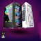OEM Gaming Plus White i3 8GB 240GB SSD RX580 4GB FDOS Gaming Kasa (Gaming Klavye+Gaming Mouse)