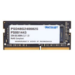 PATRIOT SIGNATURE LINE 8GB 2400Mhz DDR4 CL17 Notebook Ram 1.2V