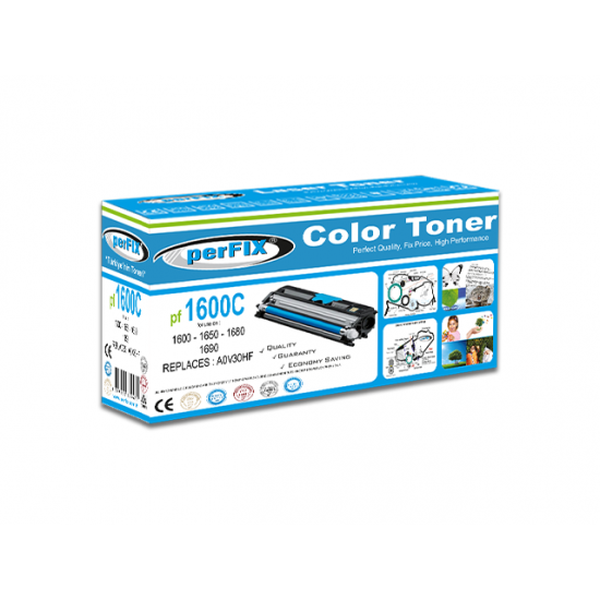 perFIX PF 1600 MAVİ MAGICOLOR 1650-1680-1690 AOV30HH TONER 2,5K