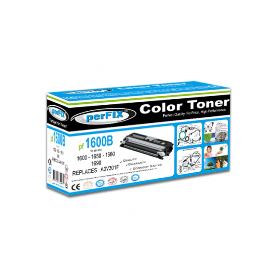 perFIX PF 1600 SİYAH MAGICOLOR 1650-1680-1690-AOV301H TONER 2,5K